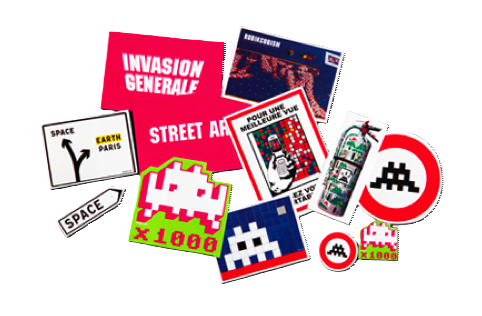 Own Invader's Art: Explore His Iconic Sticker Packs